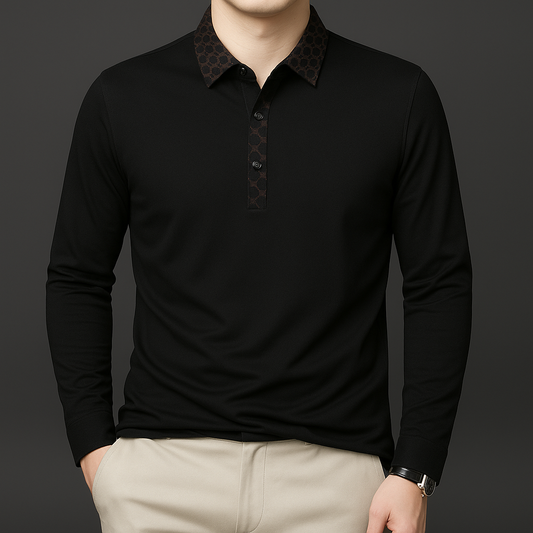 Monogram Crest Luxe Polo T-Shirt