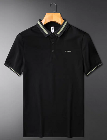 Minimal Axis Collar Polo T-Shirt